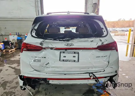 2021 Hyundai Santa Fe Calligraphy из США, поврежденный, VIN 5NMS5DALXMH366242